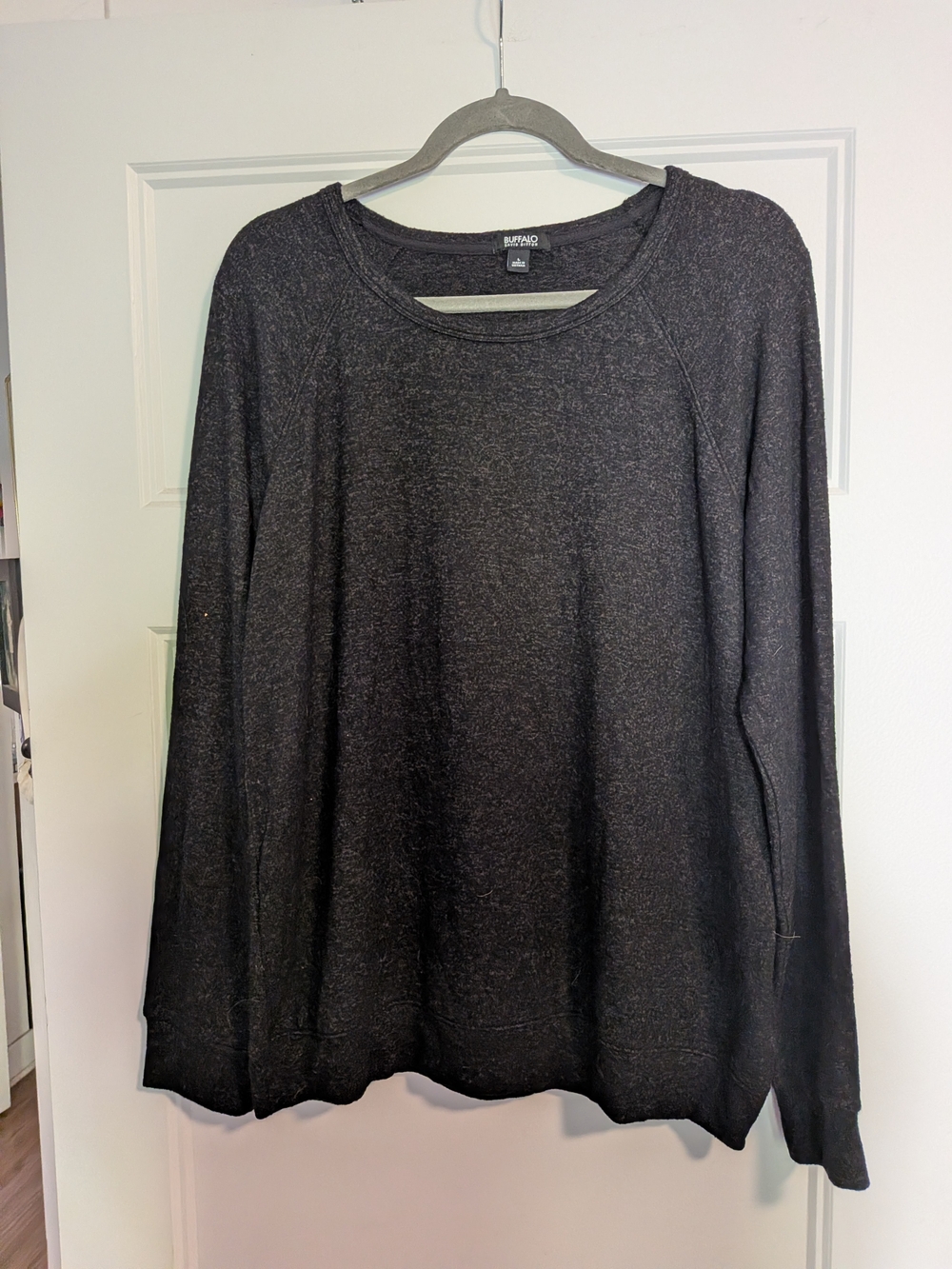 Buffalo David Bitton Charcoal Crewneck Sweater